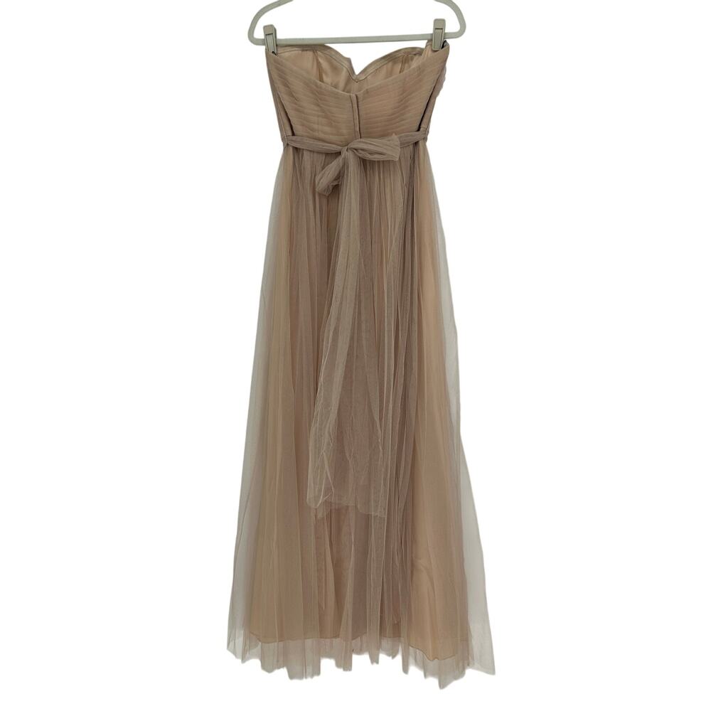 NWT Jenny Yoo Annabelle Gown - Size 12 Sandstone Cream - Picture 4 of 10